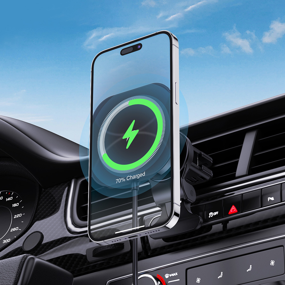15W Magsafe Wireless Strong Magsafe Mount Car Charger