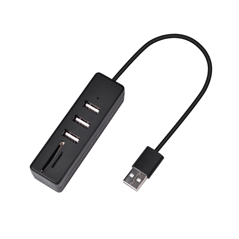 5-in-1 USB 2.0 Hub With SD/TF Card Reader BH011
