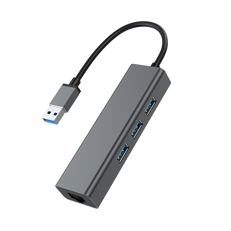 4-in-1 USB 3.0 HUB with Gigabit Ethernet BH032