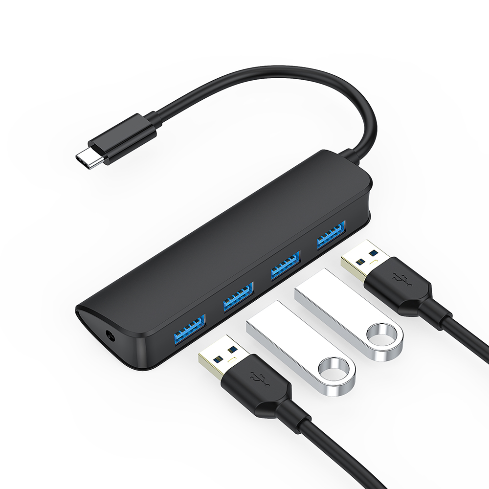 4-in-1 Type-C to USB 3.0 Hub BH339