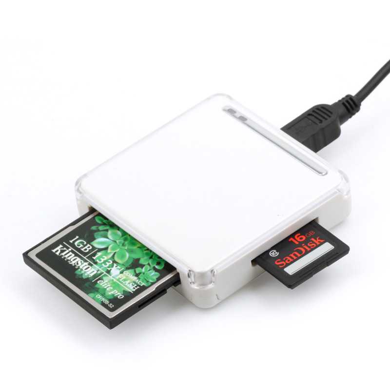 6-in-1 USB 2.0 Mini Memory Card Reader CR624