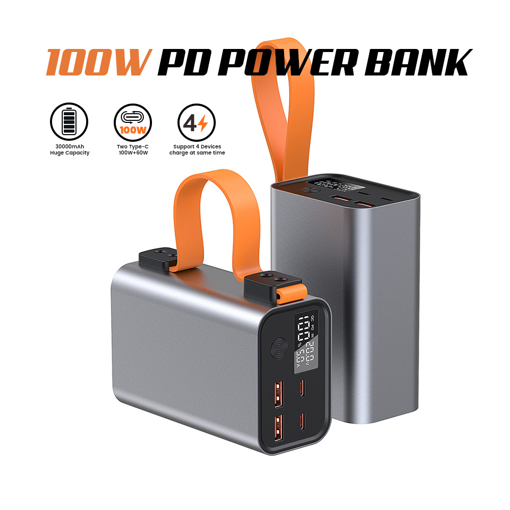 30000mAh PD100W/PD60W+QC18W Power Bank MP380